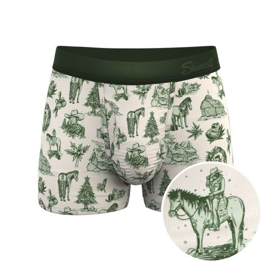 The Western Wonderland | Western Toile Ball Hammock® Pouch Trunks Underwear