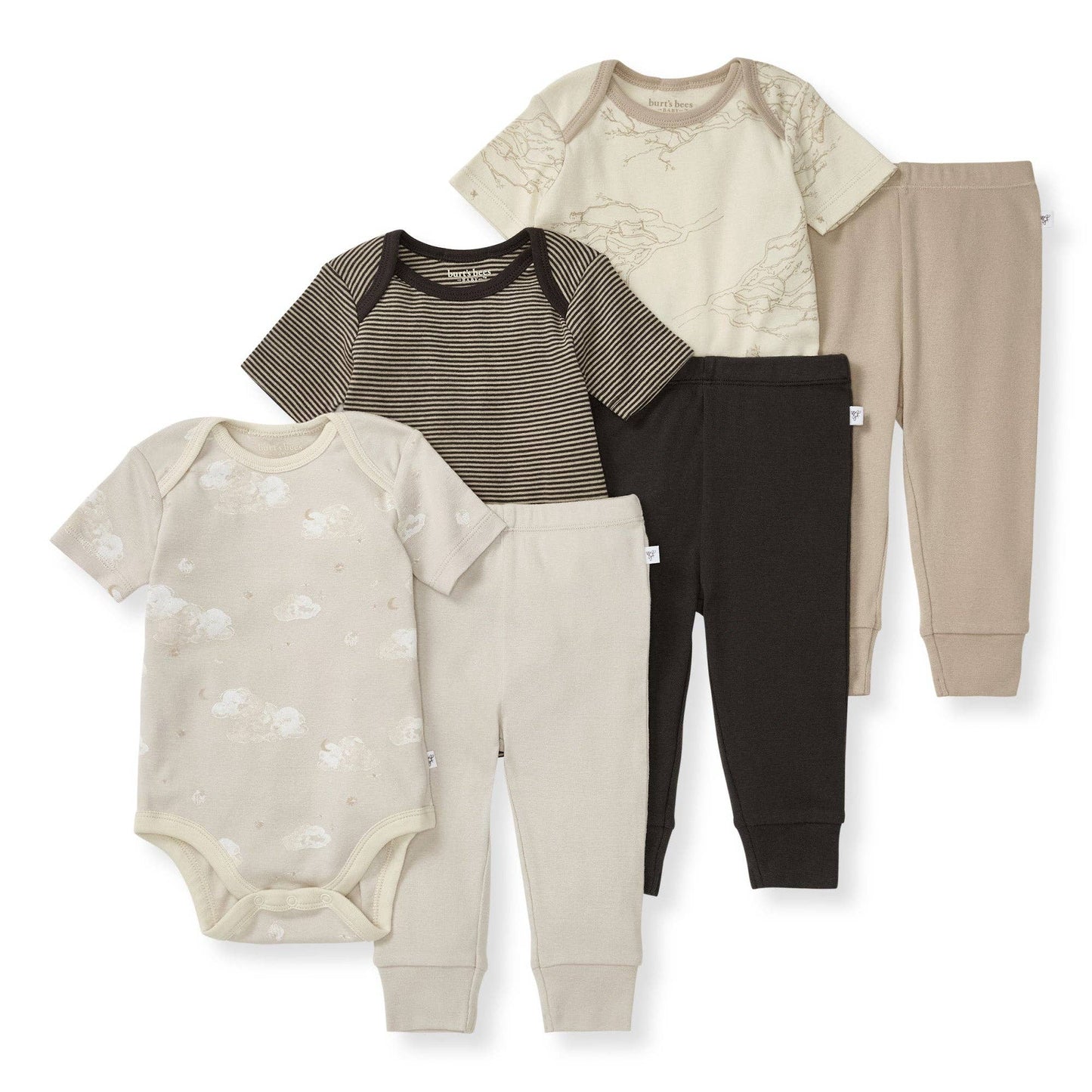 6 Piece Bodysuit & Pant Set