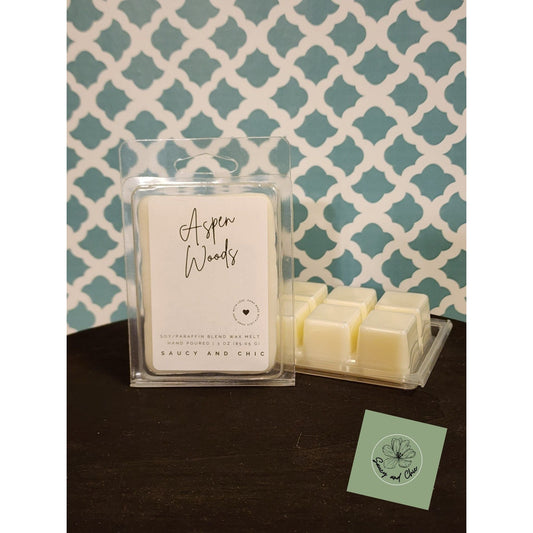 Cozy Aspen Woods Wax Melt - Fresh Forest Scent for Home
