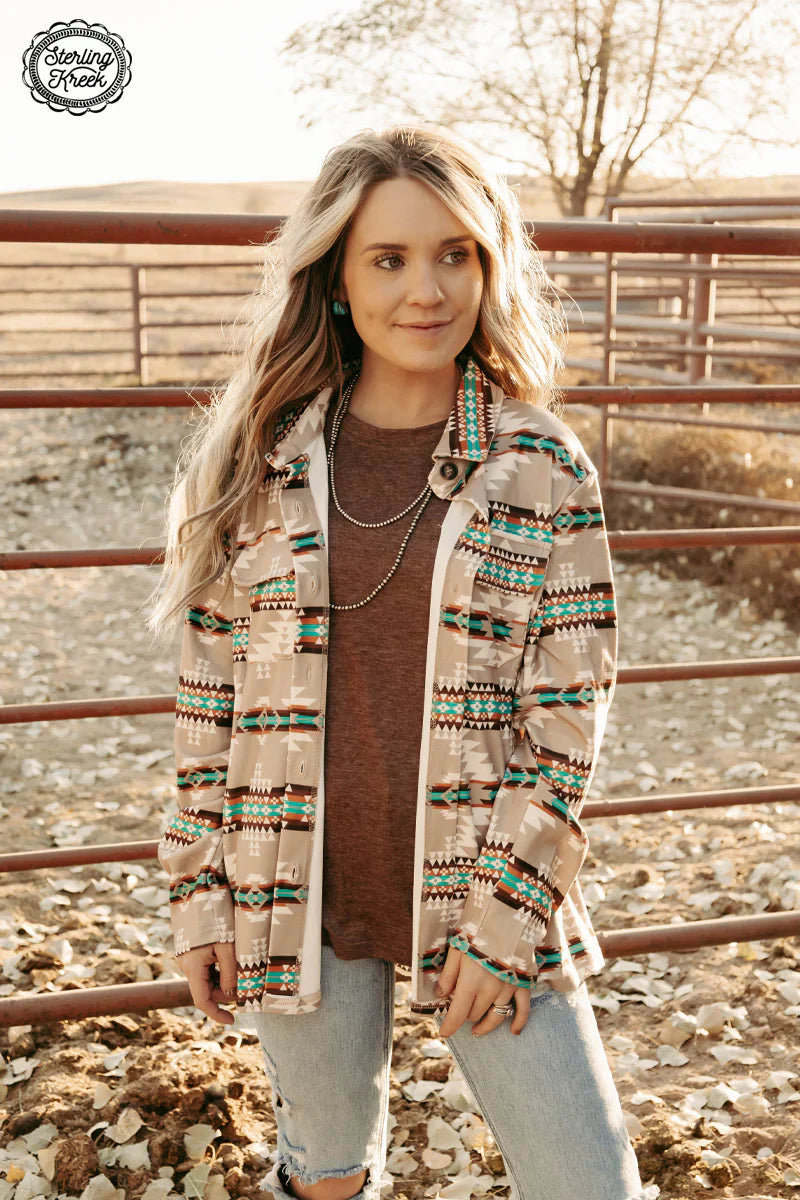 ARIZONA SKIES AZTEC SHACKET- SALE