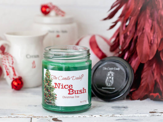 Nice Bush Holiday Candle - Funny Blue Spruce Scented Candle