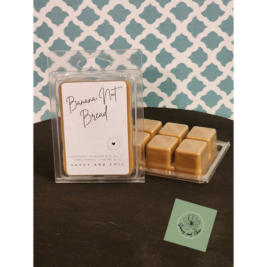 Banana Nut Bread Scented Wax Melt: Indulge in Sweet Bakery Aromas