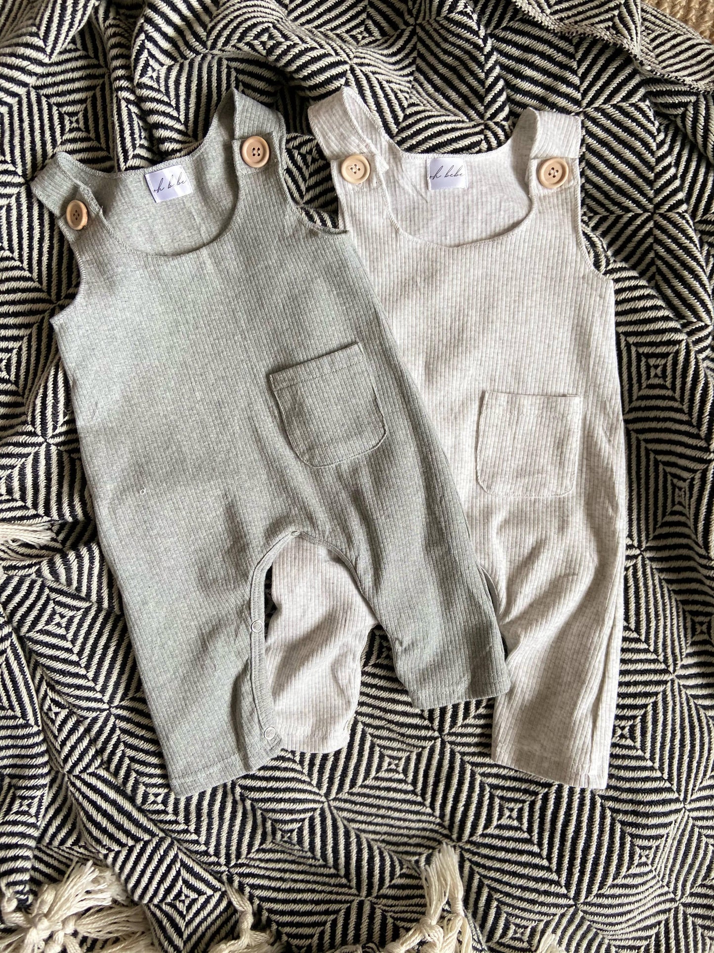 Nash Overalls: Ash grey
