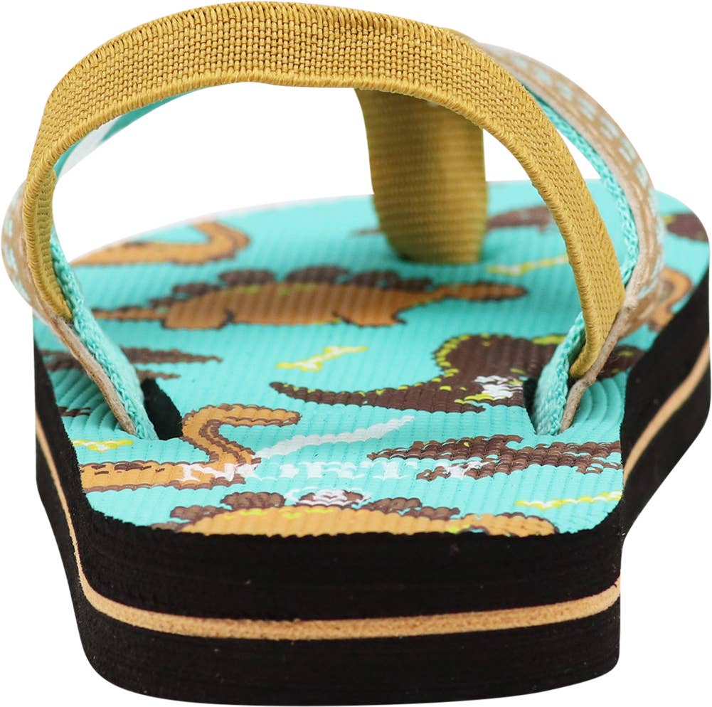 Norty Toddler Flip Flops for Kids Baby Boys Girls Elastic