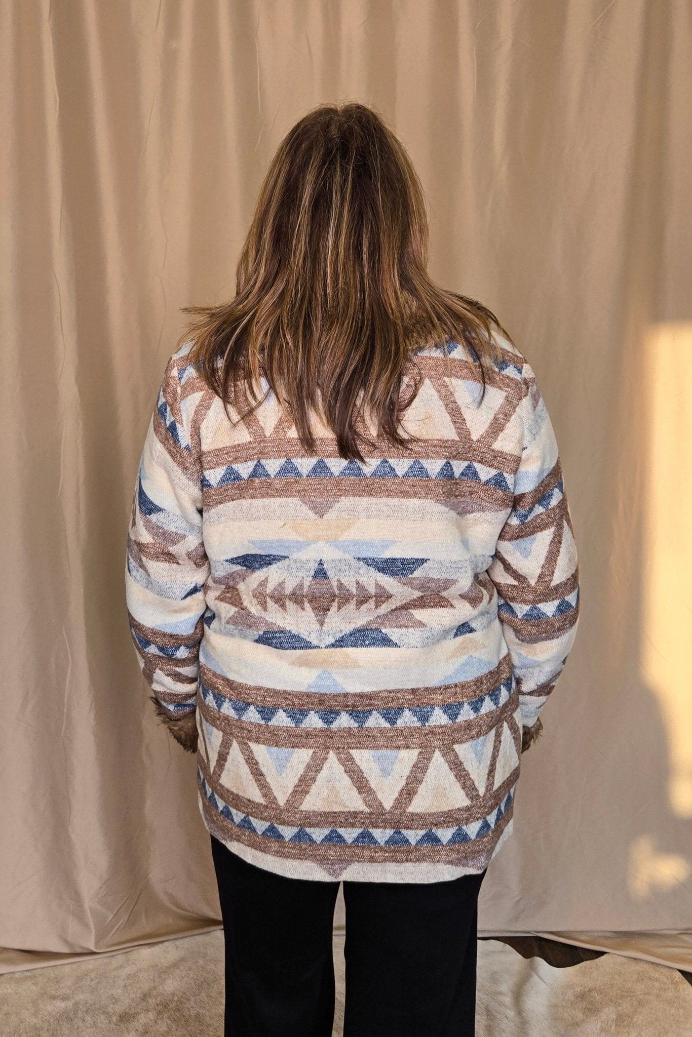 Belle of the West Fur Trimmed Coat