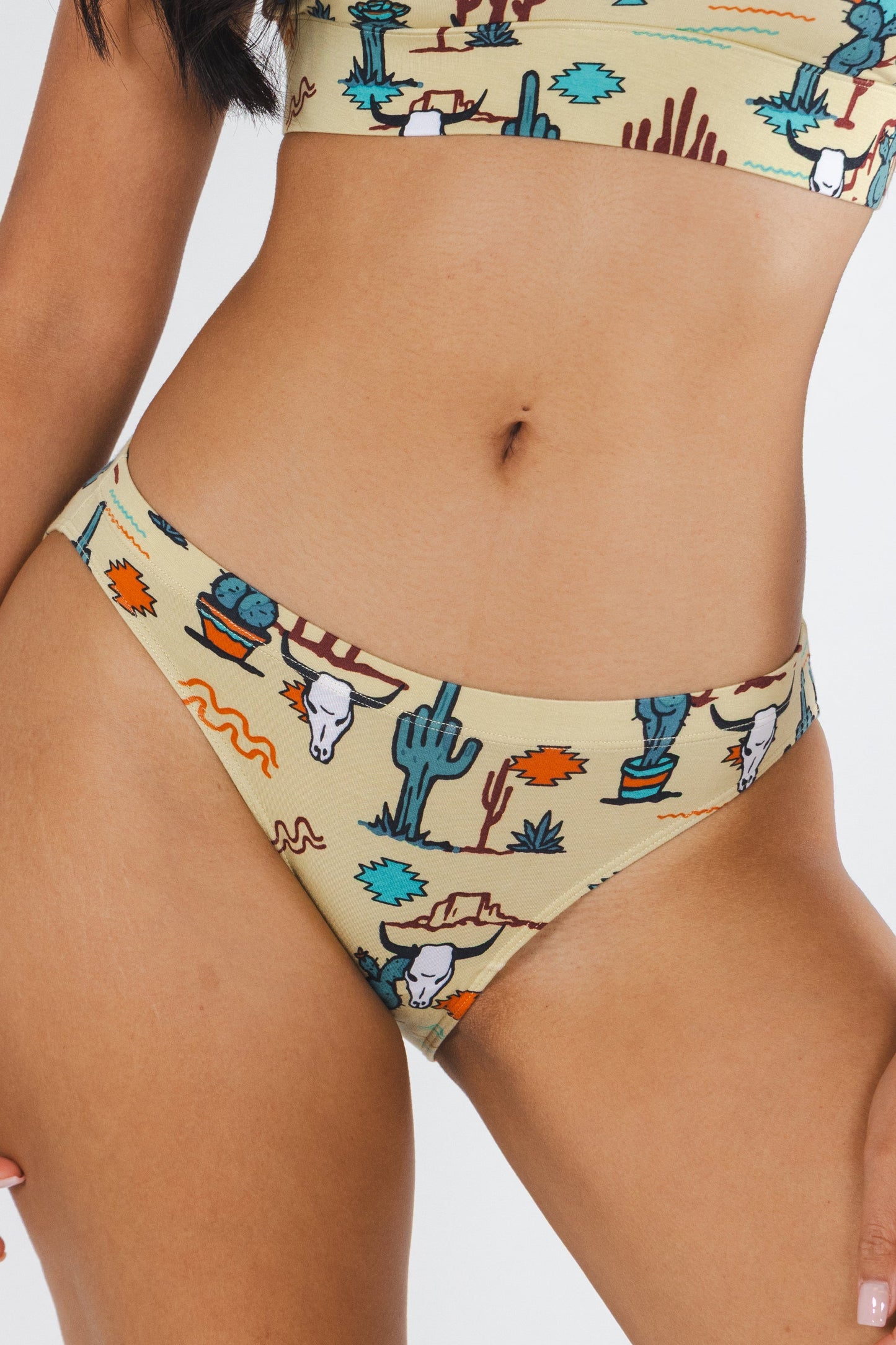The Mirage | Western Cactus Modal Bikini Underwear
