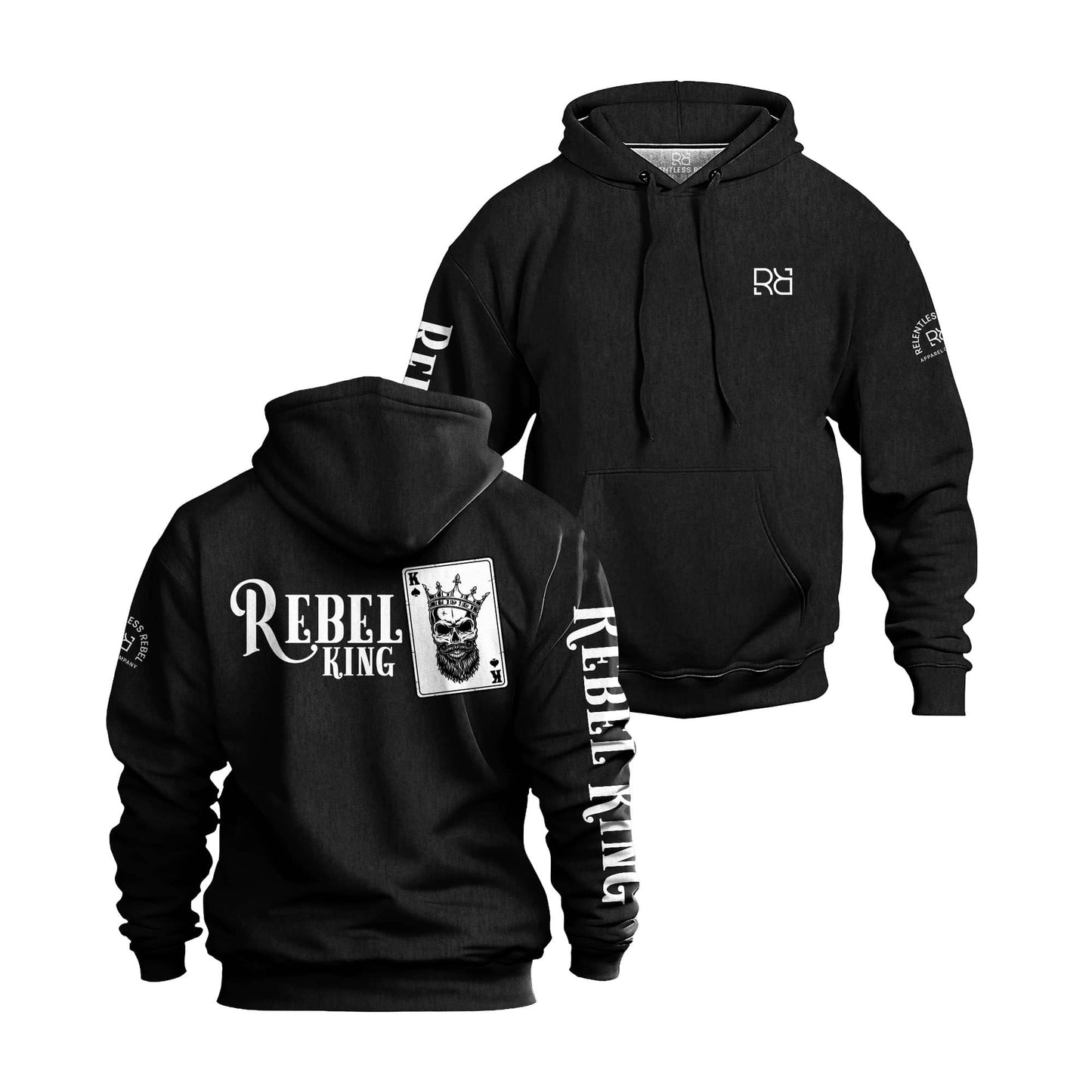 Rebel King | Sleeve | Men's Hoodie