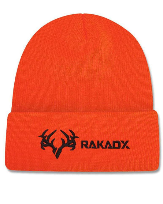 Blaze Orange Fold Over Beanie