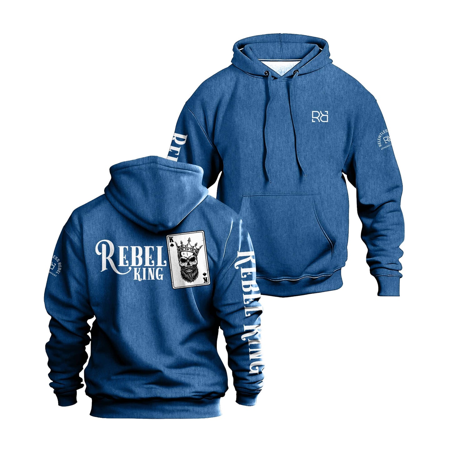 Rebel King | Sleeve | Men's Hoodie