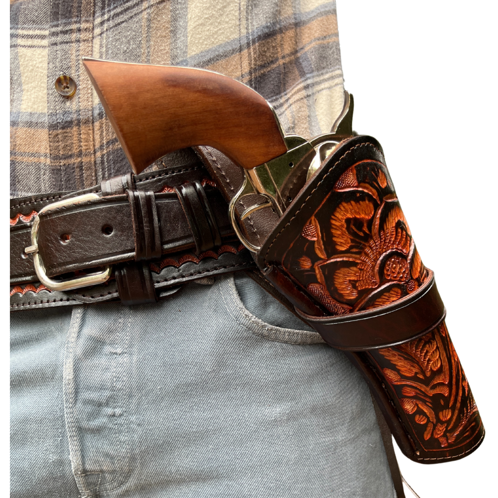 Cross Draw XL Leather Holster - Brown
