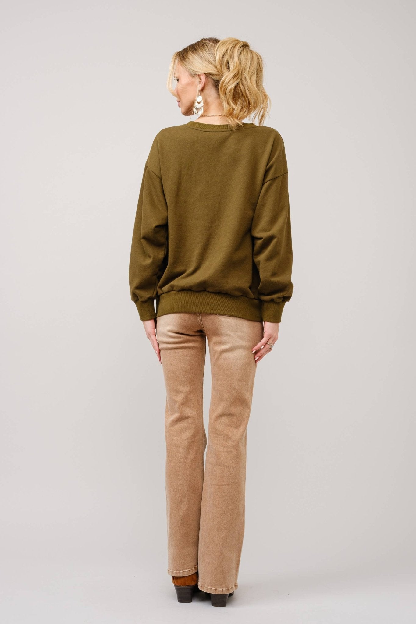 Bull Rider Embroidered Sweatshirt