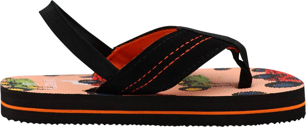 Norty Toddler Flip Flops for Kids Baby Boys Girls Elastic