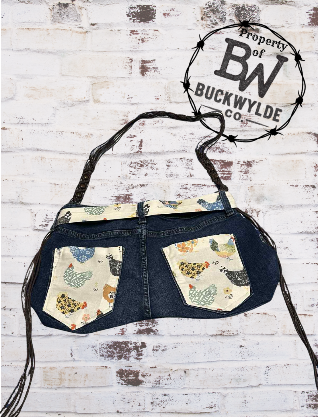 The Wylde Hen – Denim Revival Bag