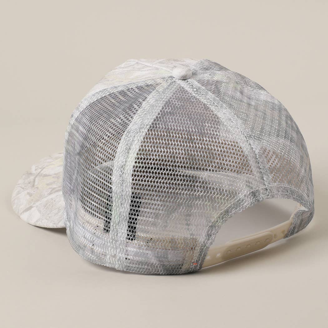 Cowboys Club Embroidered Patch Mesh Cap