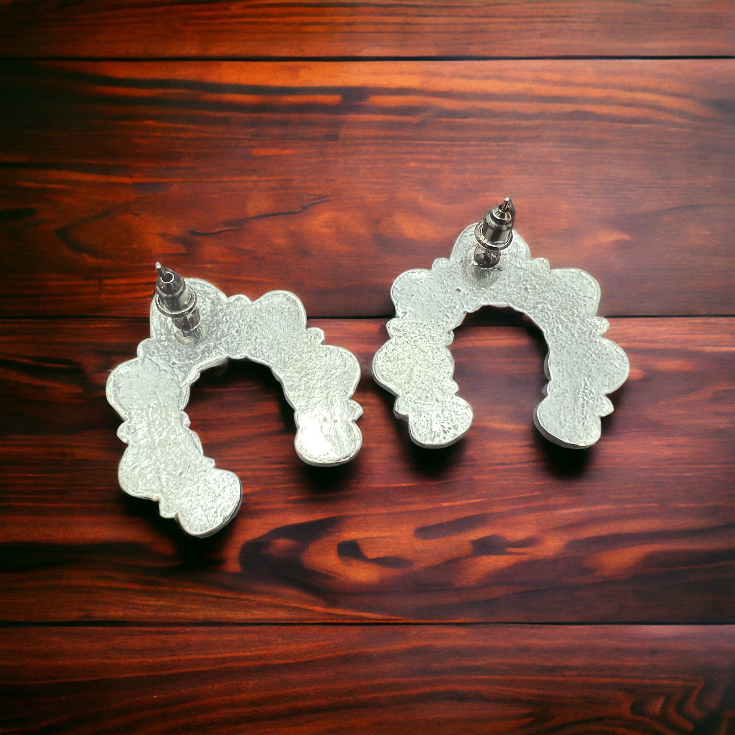 Crescent Moon Squash Earrings