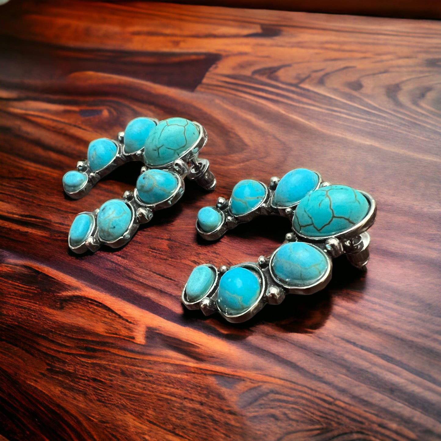 Crescent Moon Squash Earrings