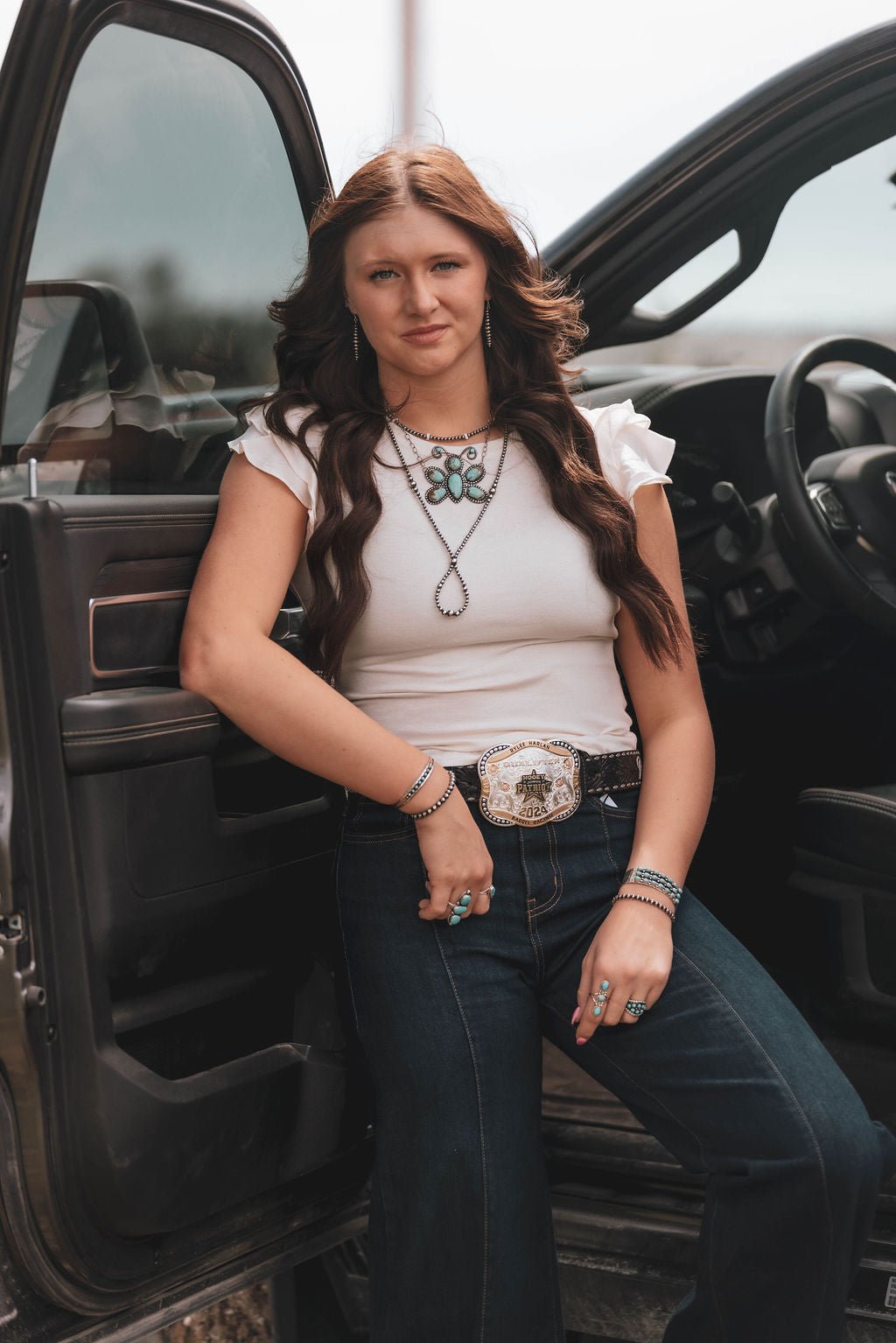 Crystal Flutter Sleeve Knit Top - Medium and large remaining