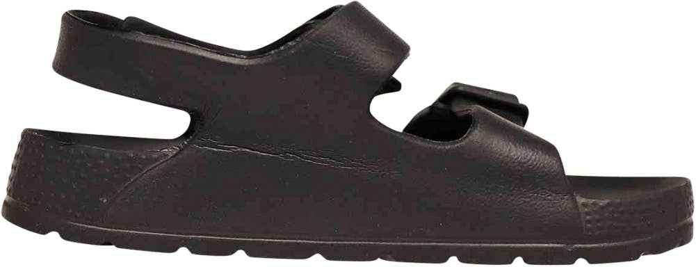 Norty 2-Strap Slide Sandal for Kids - Black Strap