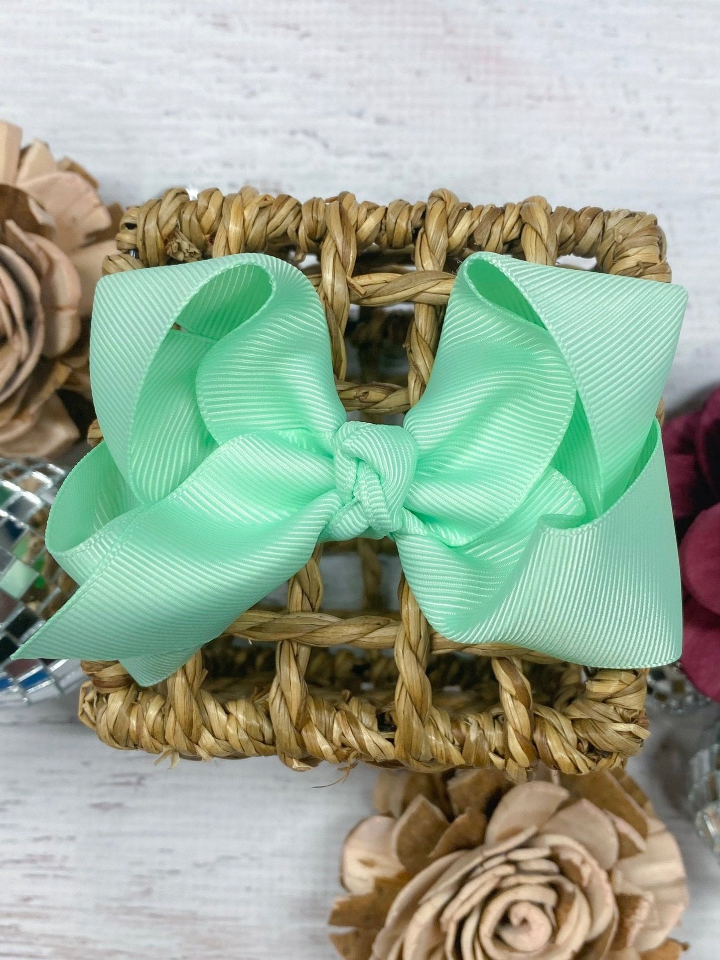 Essential Grosgrain Hair Bow - Alligator Clip - 4"