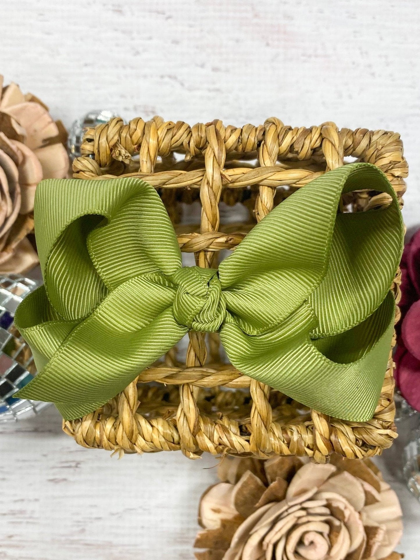 Essential Grosgrain Hair Bow - Alligator Clip - 4"