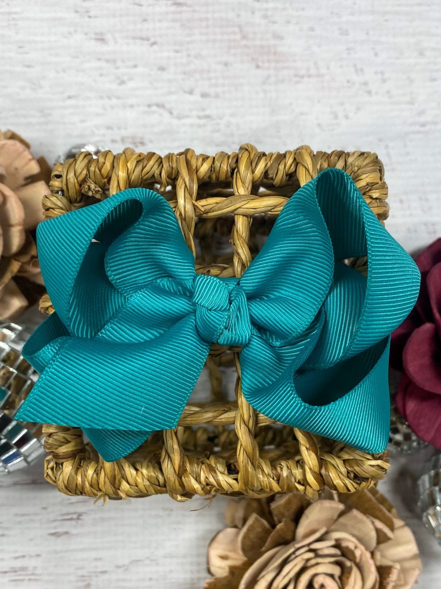 Essential Grosgrain Hair Bow - Alligator Clip - 4"