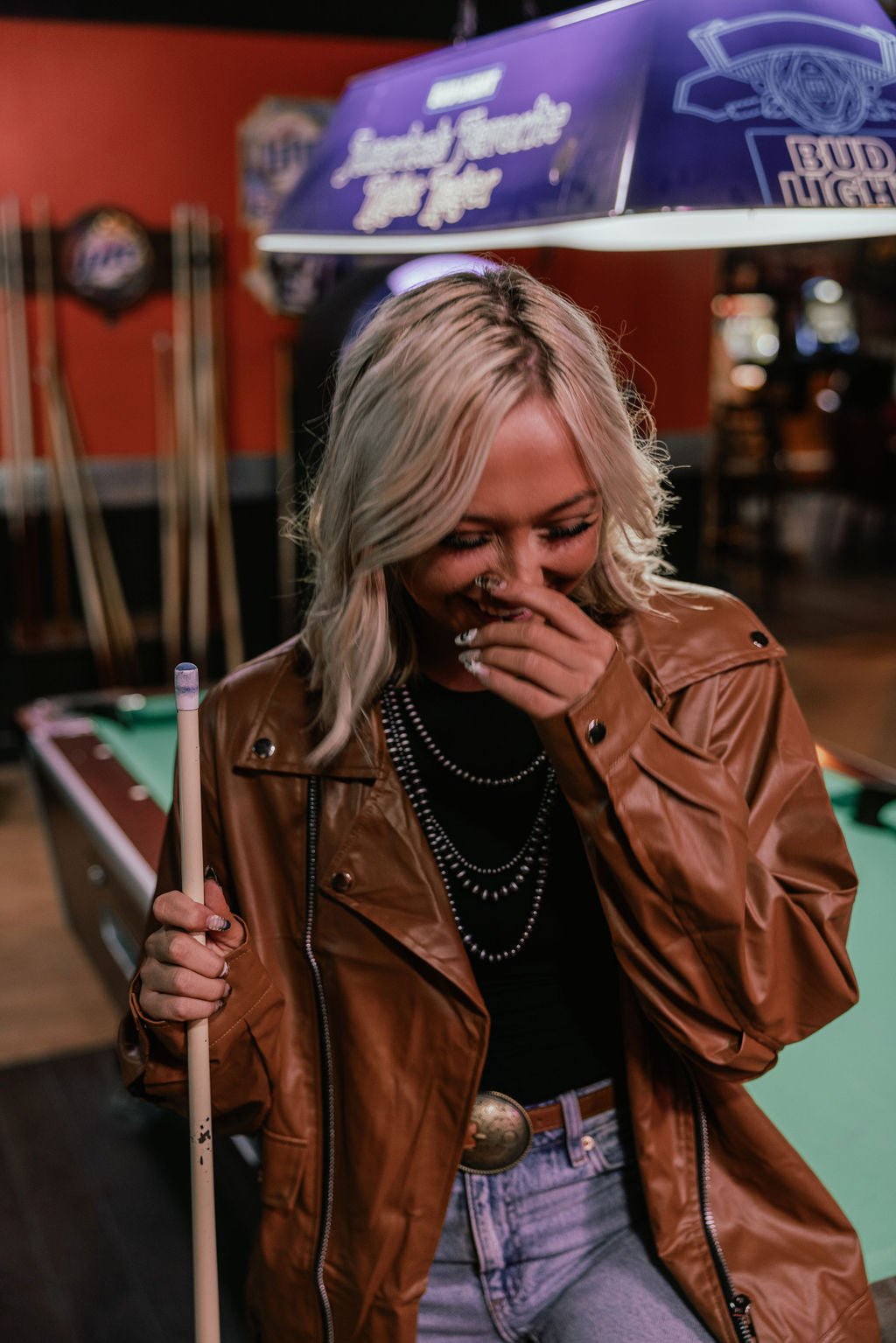 Faux Leather Moto Jacket