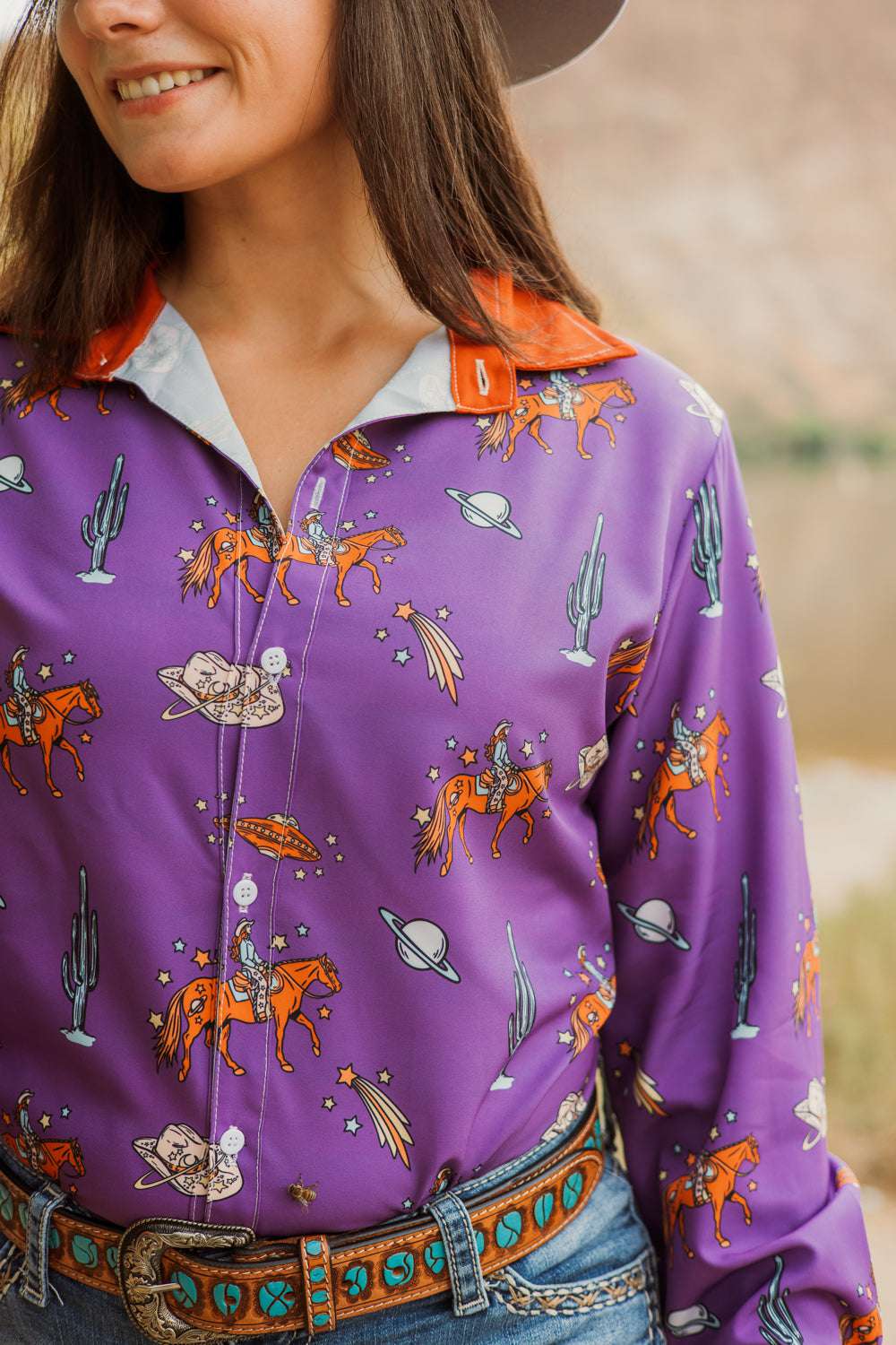 Give Me Space Button Down