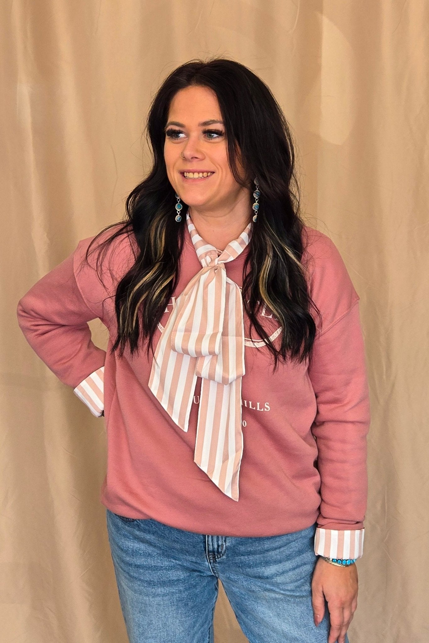 He Owns the Cattle Graphic Sweatshirt