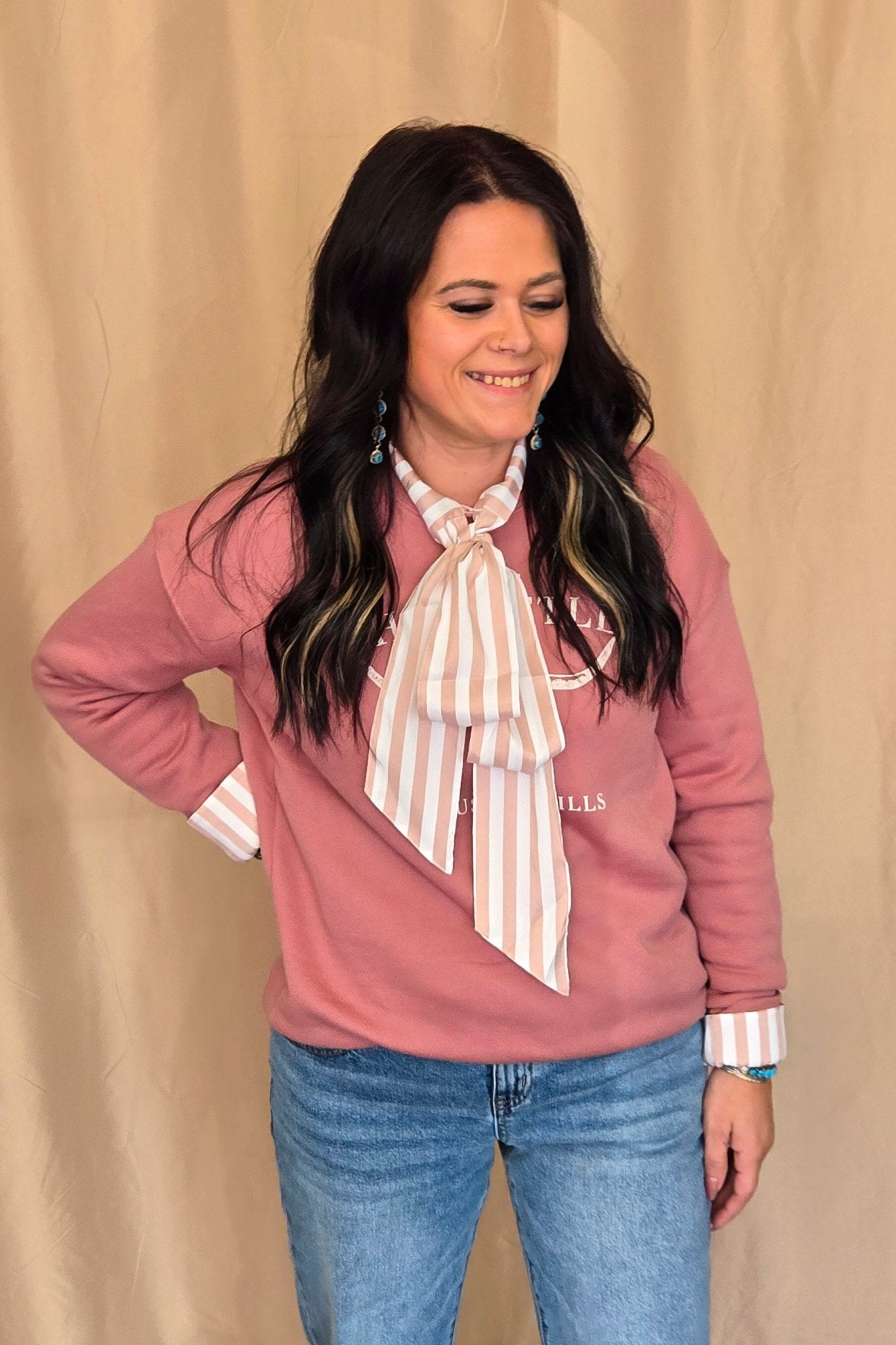 He Owns the Cattle Graphic Sweatshirt