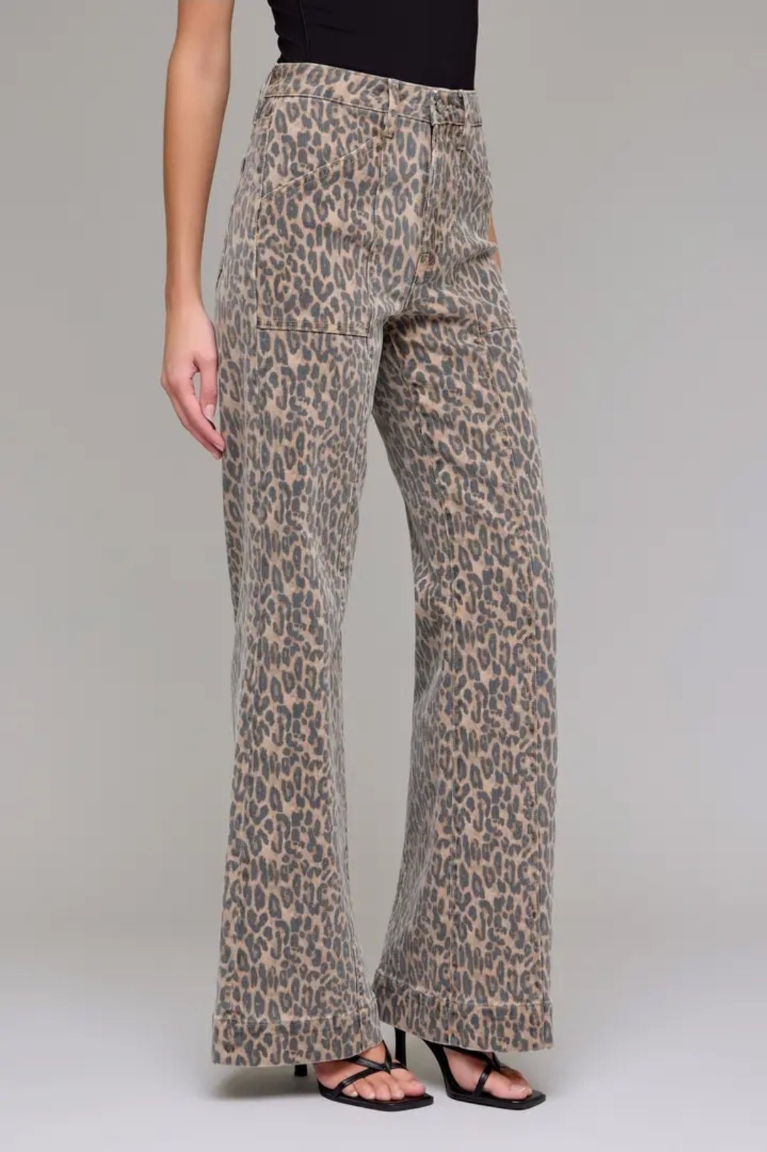 Hidden Cheetah Comfort Flares