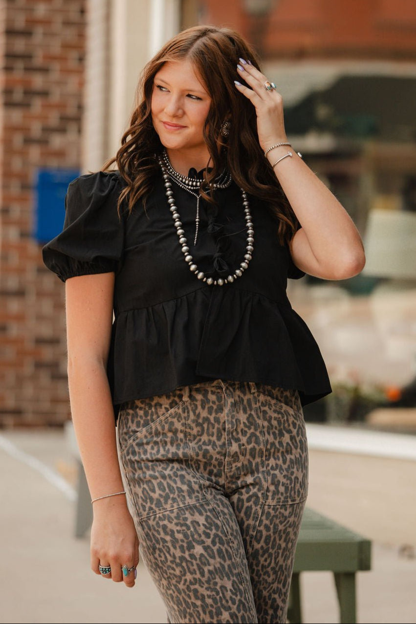 Hidden Cheetah Comfort Flares