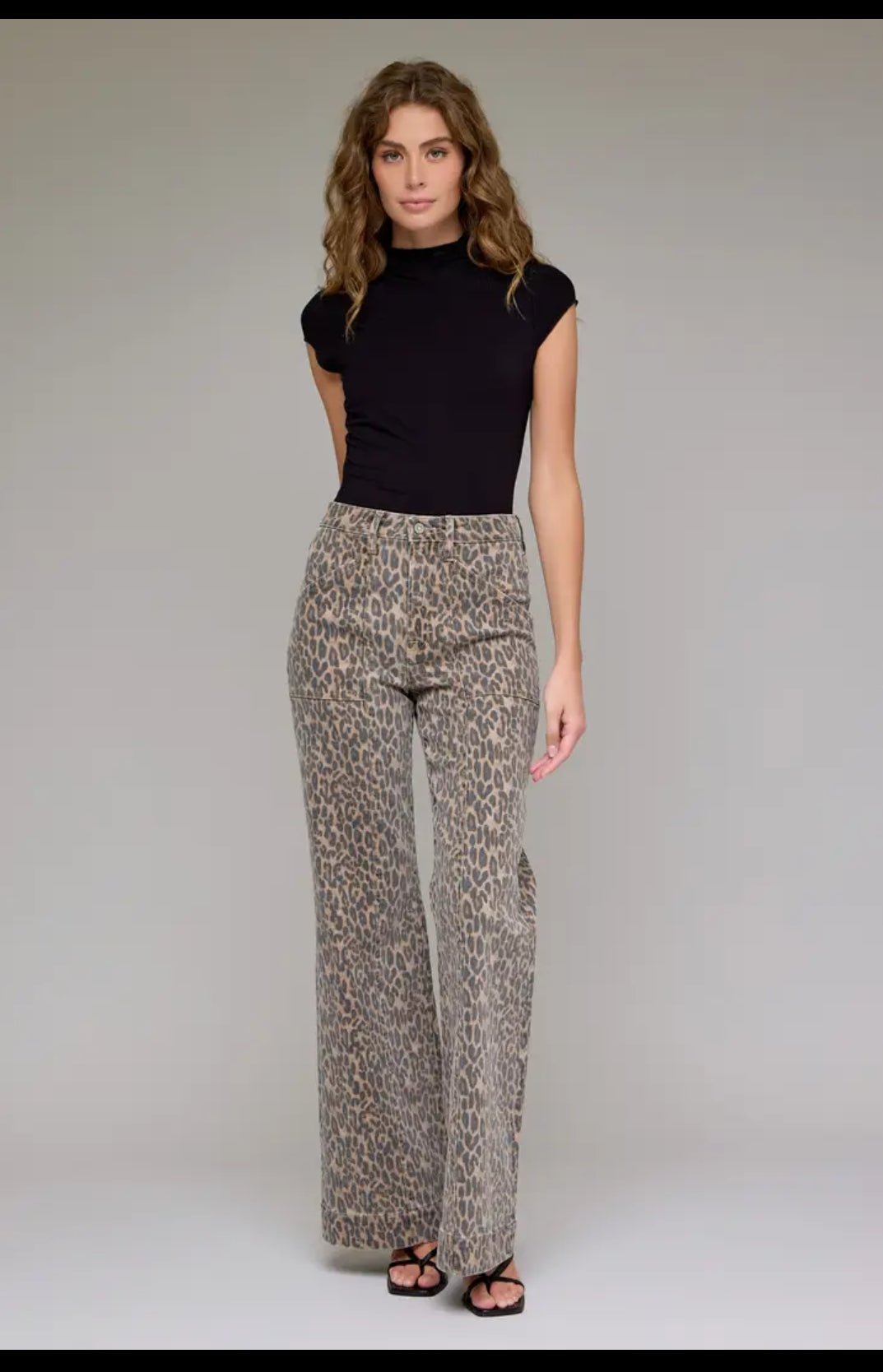 Hidden Cheetah Comfort Flares