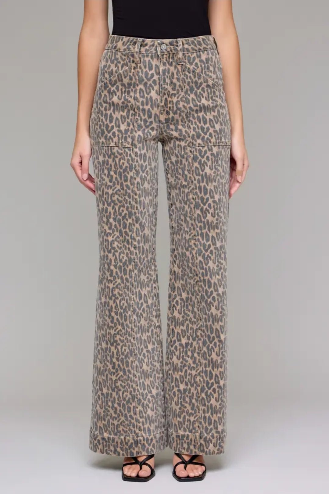 Hidden Cheetah Comfort Flares