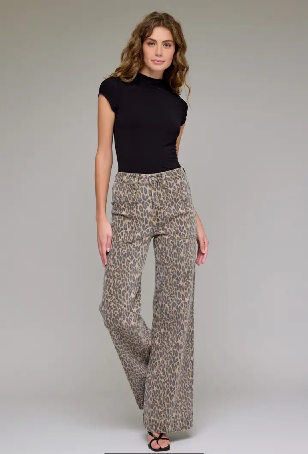 Hidden Cheetah Comfort Flares