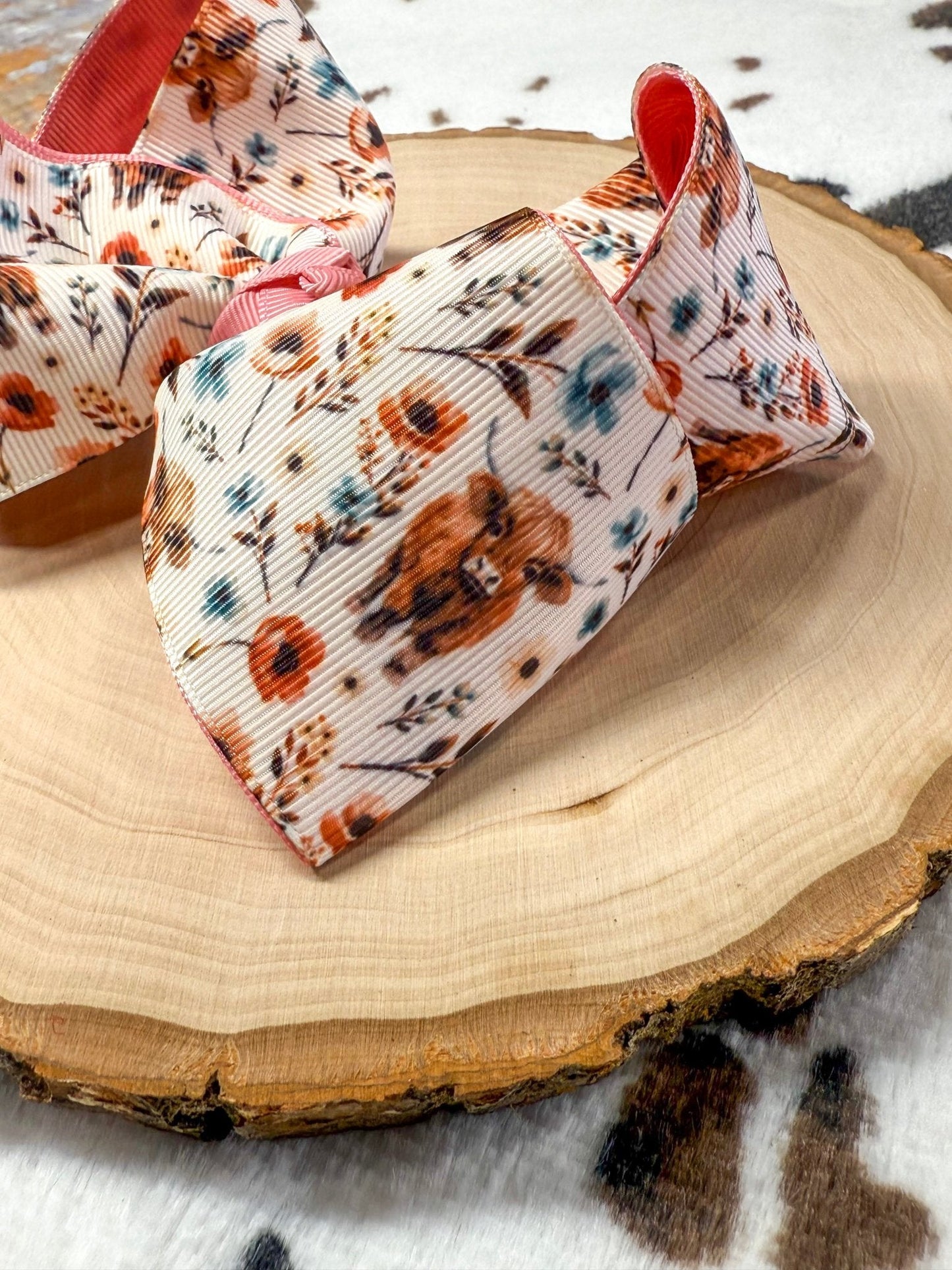 Highland Bloom Double Layer Hair Bow