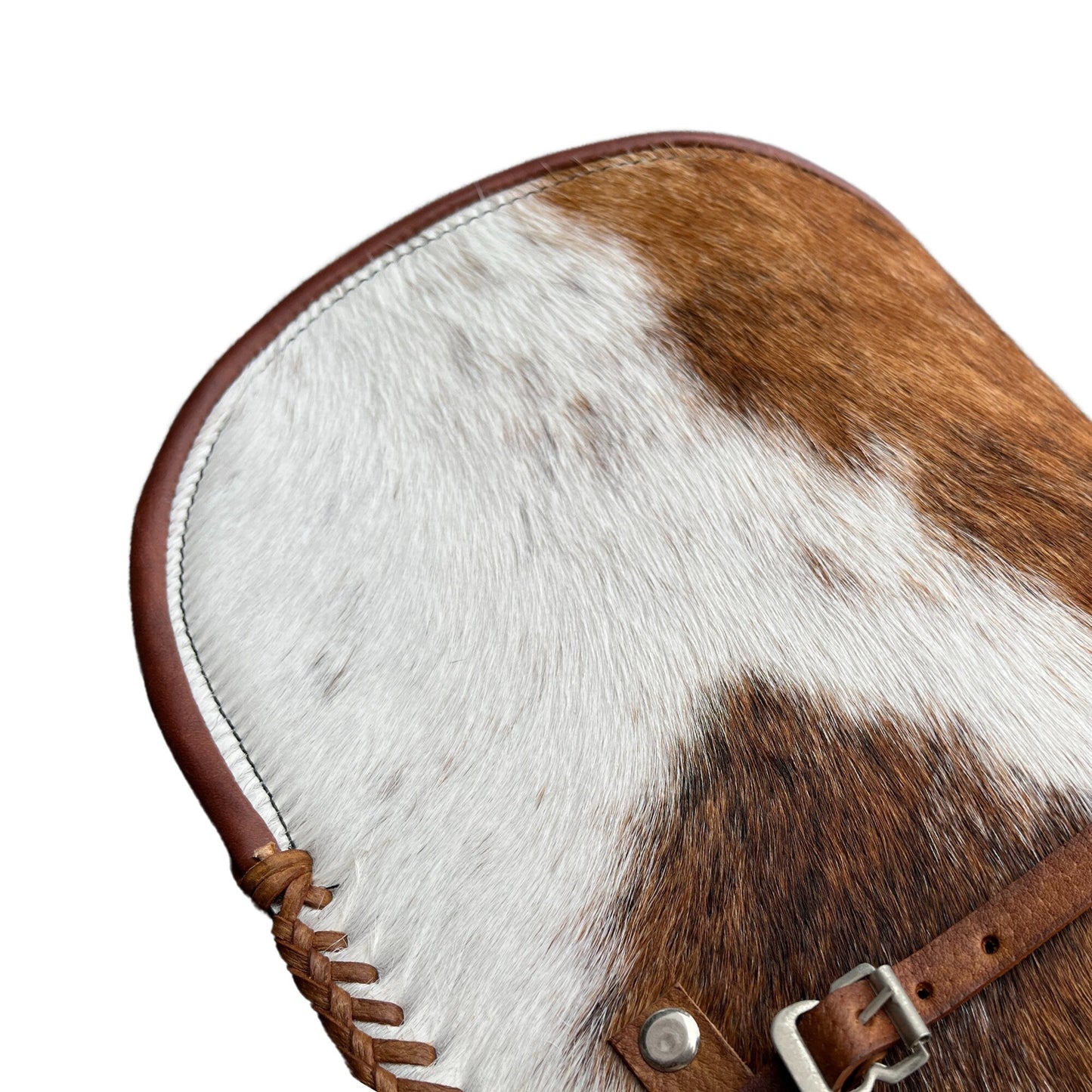 Mexican Leather Rifle Scabbard / Shotgun Sleeve - Patches