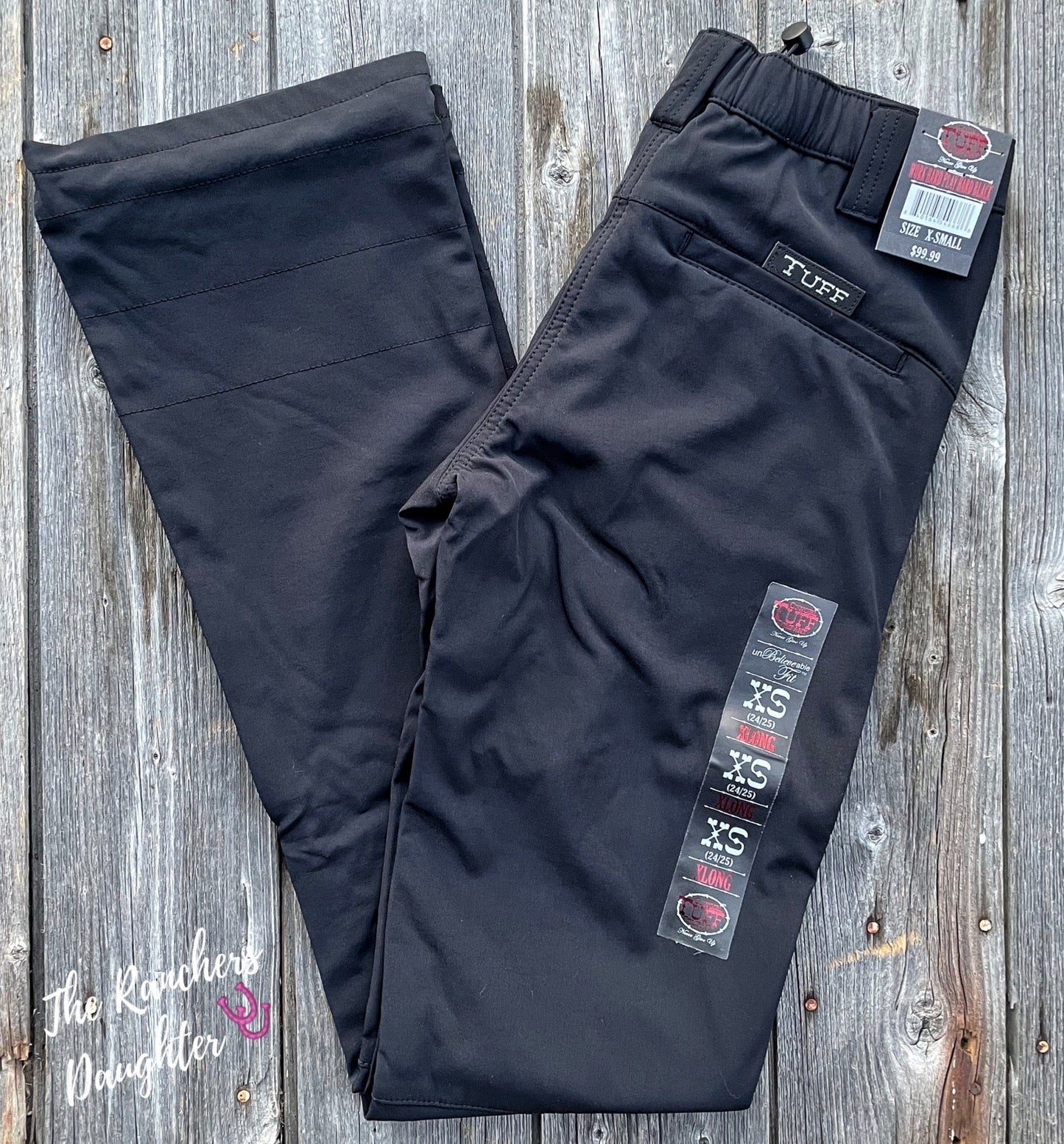 Black Cowgirl Tuff Work Hard Play Hard