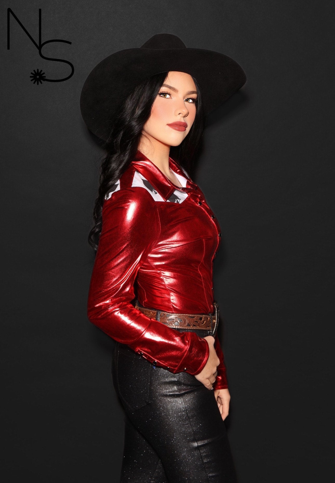 Vegas Heat Western Pearl Snap Rodeo Shirt