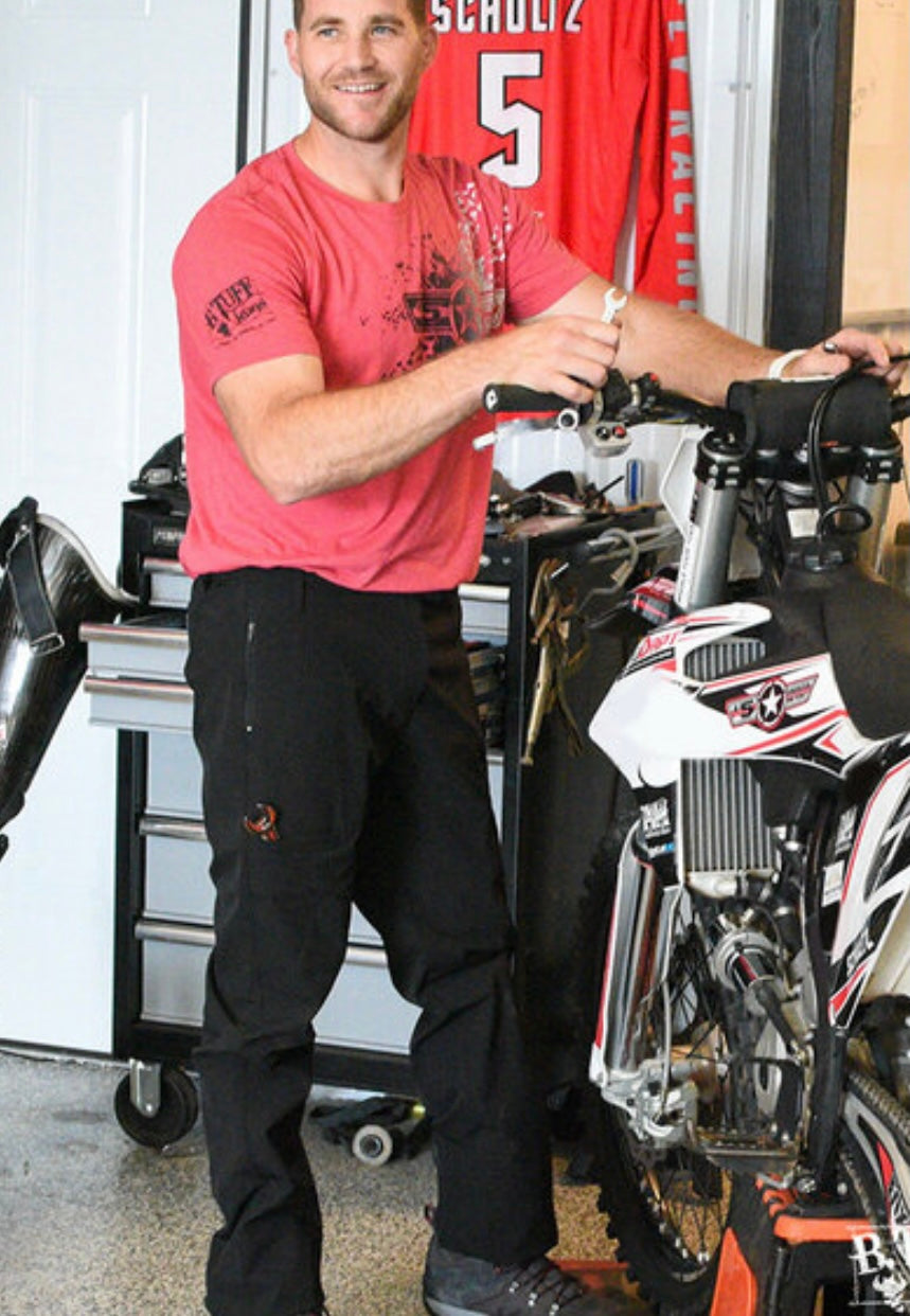 Men’s Black B. Tuff Work Hard Play Hard Pants