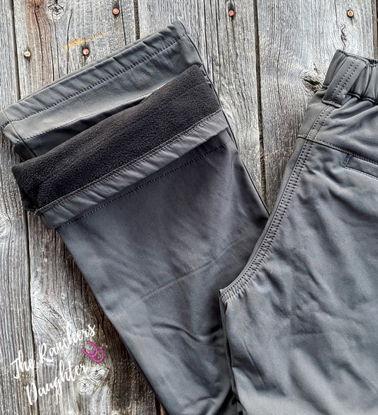 Charcoal Cowgirl Tuff Work Hard Play Hard