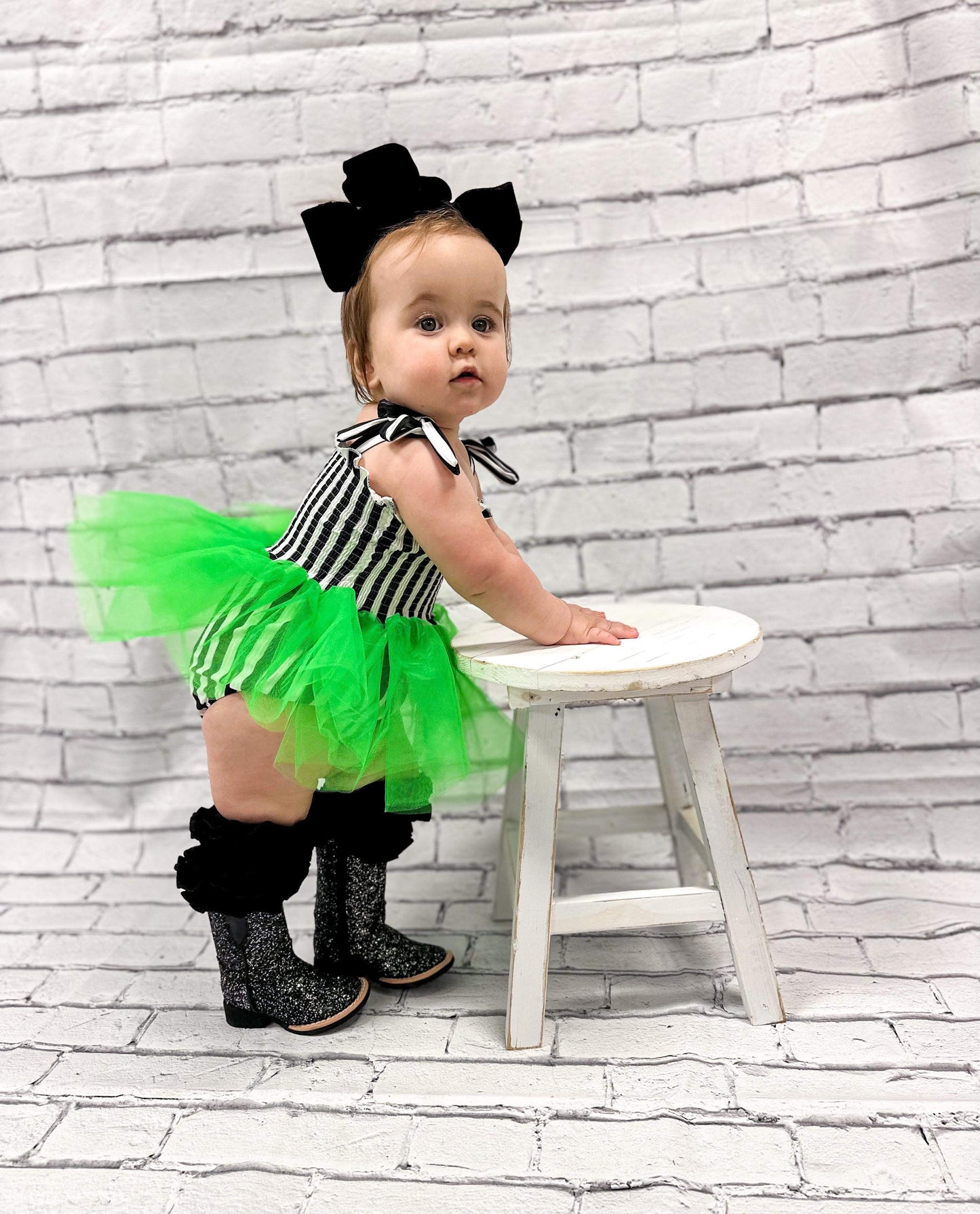 Black Disco Sparkle Tanner Mark boots