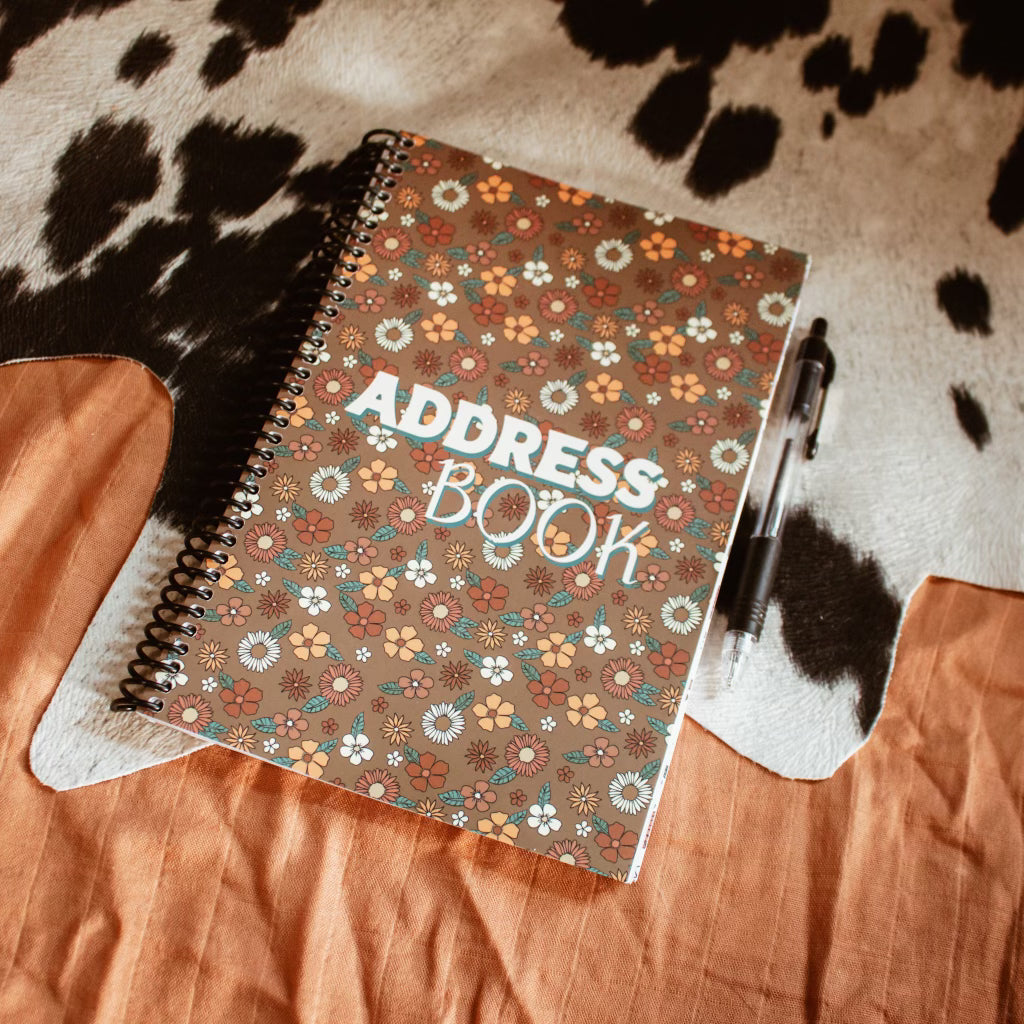 Address Book - Floral
