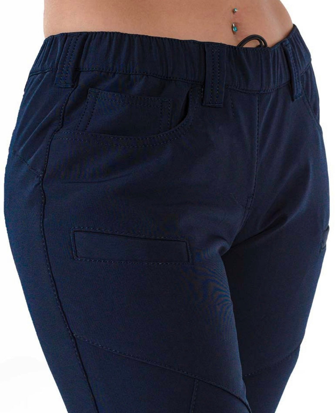 Navy Cowgirl Tuff Work Hard Play Hard