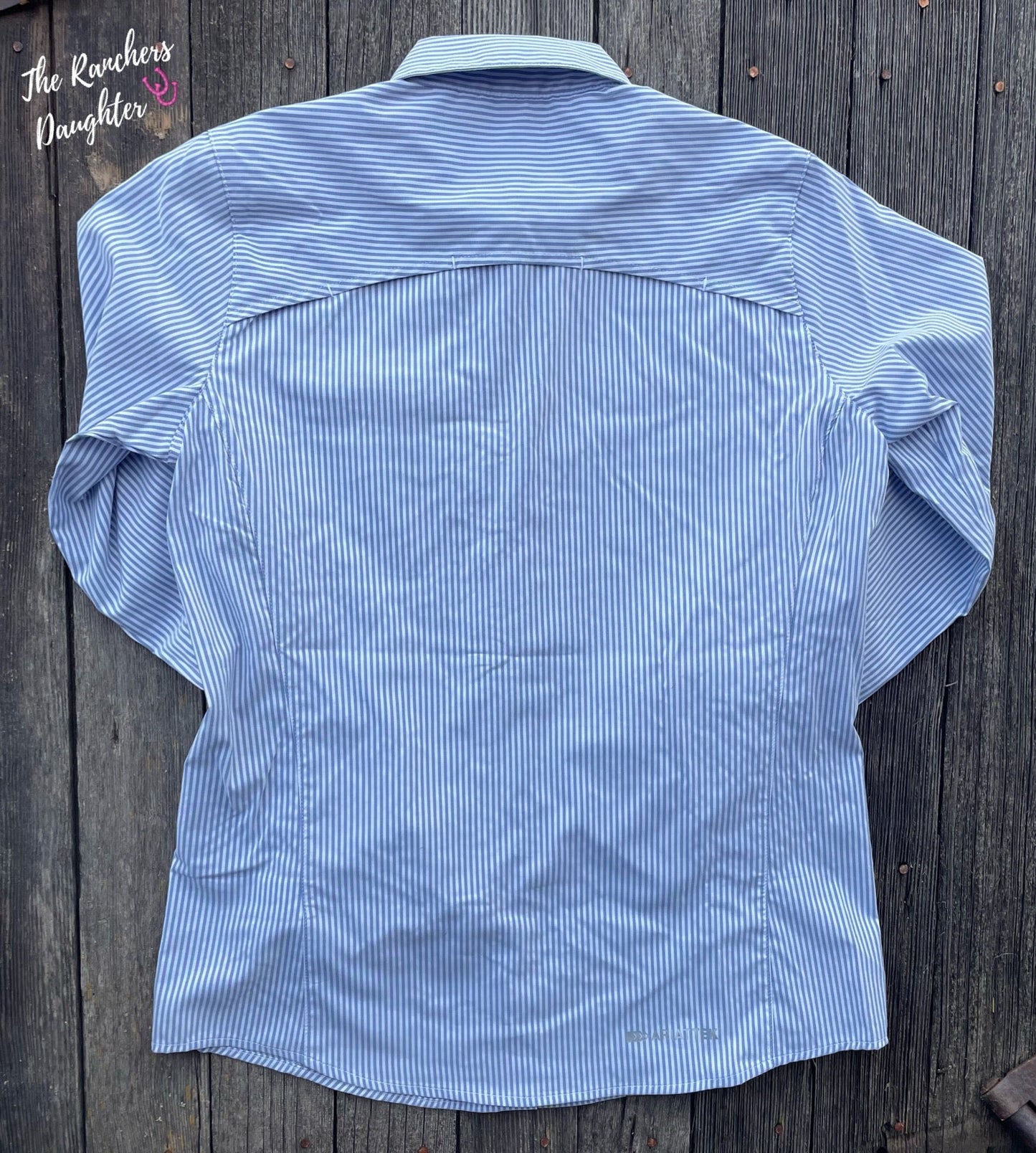 Ariat VentTEK Mazarine/White Stripe Stretch Shirt