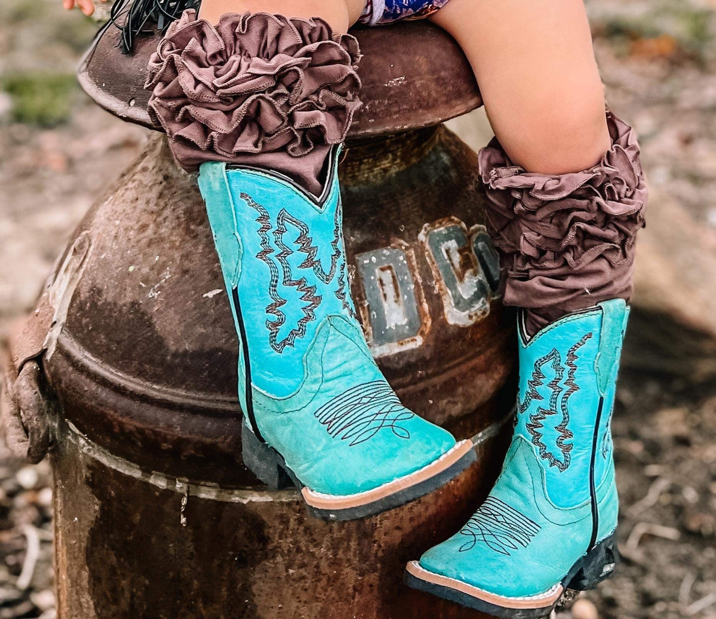 Turquoise Boots