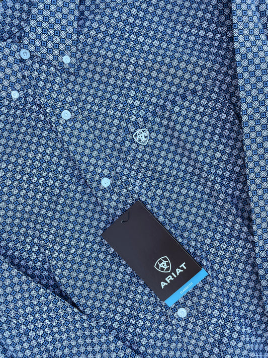 Ariat Men's Bo Classic Carbon Blue Shirt