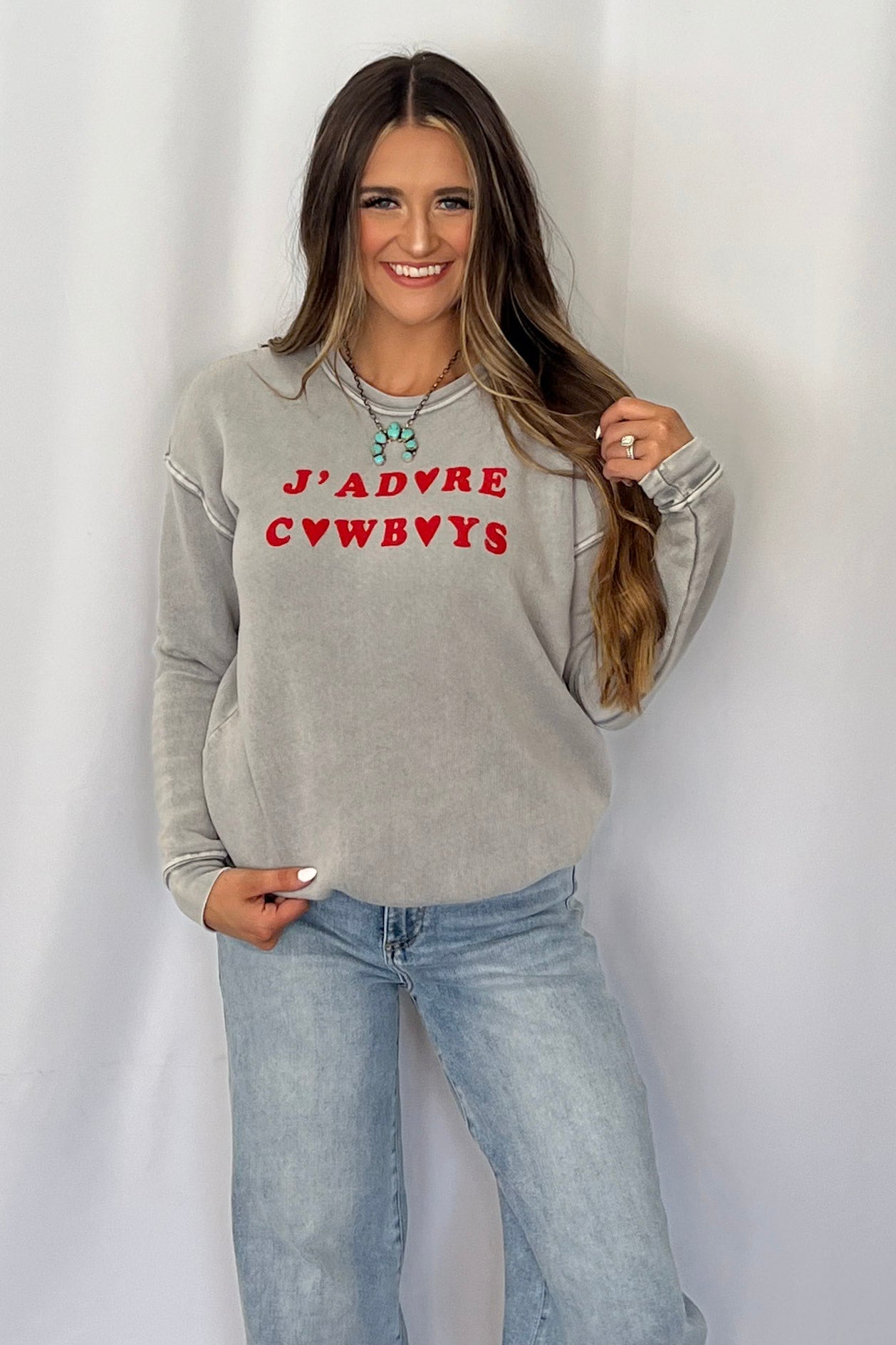 J Adore Cowboys Mineral Sweatshirt