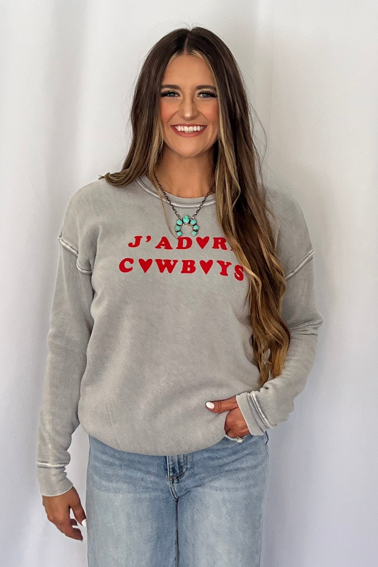 J Adore Cowboys Mineral Sweatshirt