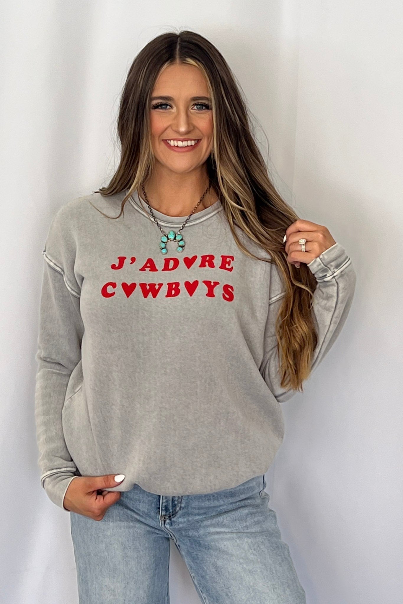 J Adore Cowboys Mineral Sweatshirt