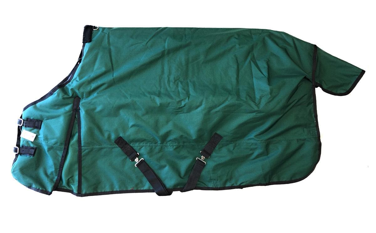 AJ Tack 1200D Horse Turnout Blanket with Storage Bag - Green